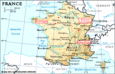 Carte de France